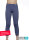 Legging - silver-coated textiles for women with neurodermatitis - jeans blue - pack of two 32/34
