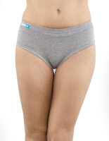 Silver coated briefs for ladies with atopic eczema - grey...