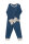 Pyjama to wear with or without hand protection for girls with neurodermatitis - blue 110/116