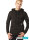 EMF Protection Mens Long-sleeved hooded Shirt - black 58/60