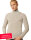 EMF Protection Mens Long sleeve Shirt with Stand-up collar - beige - pack of two 46/48